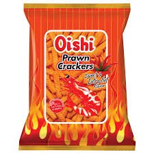 OISHI PRAWN CRACKERS SWEET &EXTRA HOT FLAVOR 60G