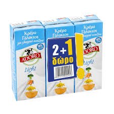ΚΡΕΜΑ ΓΑΛΑΚΤΟΣ ADORO (2+1)200ML