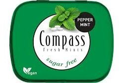 COMPASS ΚΑΡΑΜΕΛΕΣ PEPPERMINT 14GR