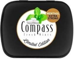 COMPASS ΚΑΡΑΜΕΛΕΣ MENTHOL EXTRA STRONG 14GR