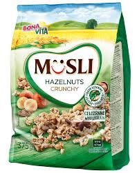 MUSLI HAZELNUTS CRUNCHY 375GR