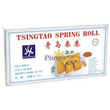 TSINGTAO MINI VEGETABLE SPRING ROLLS 900GR