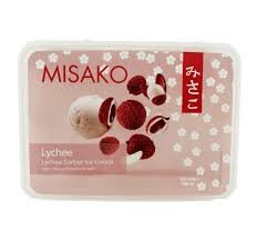 MISAKO LYCHEE SORBET ICE CREAM 1L