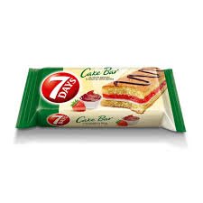 7DAYS CAKE BAR WITH STRAWBERRY & VANILLA 32GR