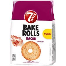 7DAYS BAKE ROLLS BACON FLAVOUR 150GR