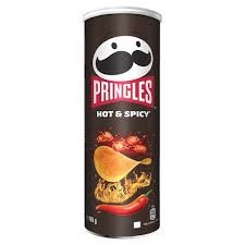 PRINGLES CHIPS HOT & SPICY 165GR