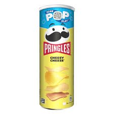 PRINGLES CHIPS CHEESY CHEESE 165GR