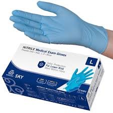 NITRILE EXAMINATION GLOVES 100PC