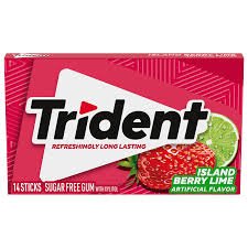 Trident Senses Berry Party Chewing Gum 23gr