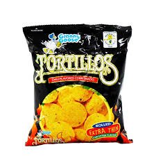 GRANNY GOOSE TORTILLOS  EXTRA HOT 100G