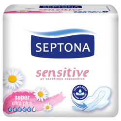 Septona Sensitive Super Ultra Plus Sanitary Napkins (8pcs)